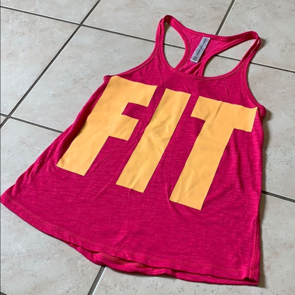 Lorna Jane Pink FIT Tank Top Size XS